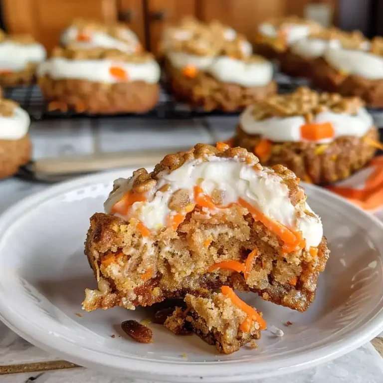 Juicy Delicious Carrot Cake Cheesecake Cookies – Sweet, Chewy, Creamy Bliss