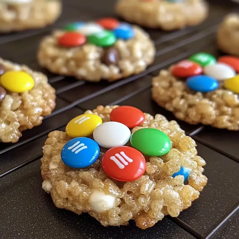 Incredible Irresistible M&M Rice Krispies Cookies Recipe Delight — Ultimate Comfort Food Classic