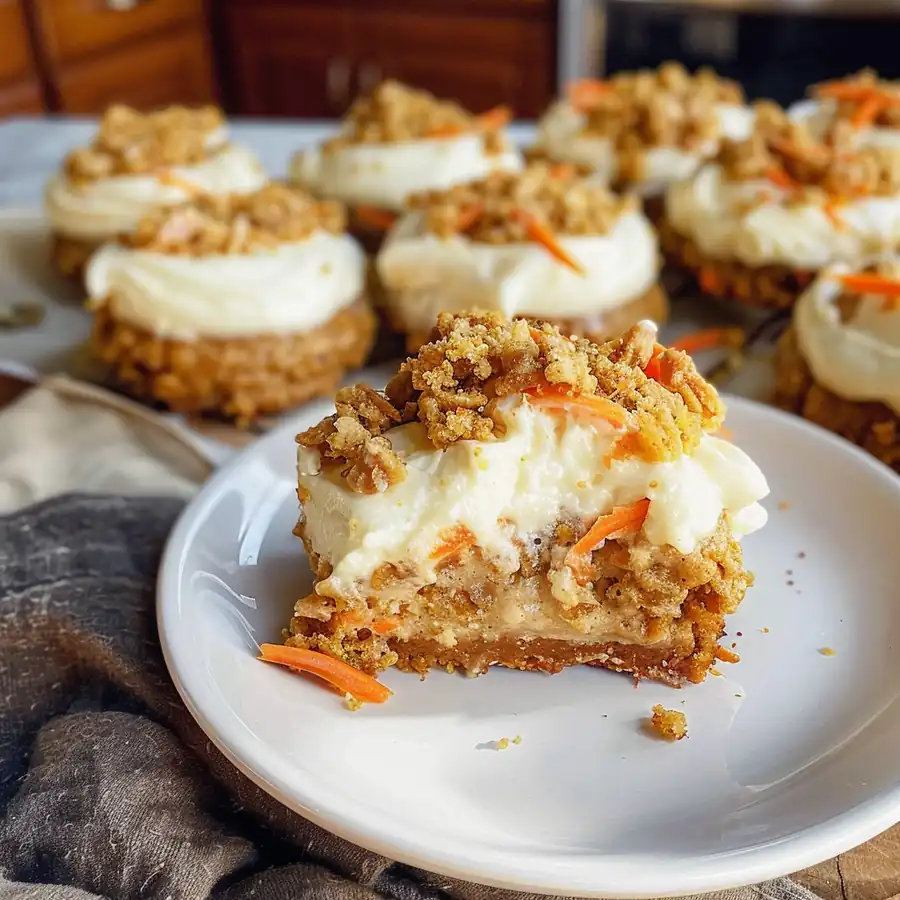 Juicy Delicious Carrot Cake Cheesecake Cookies – Sweet, Chewy, Creamy Bliss