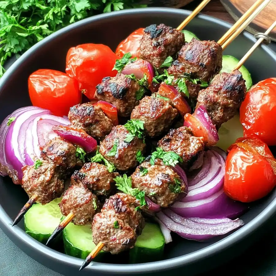 Pin This Irresistible Ground Beef Kabobs: A Grilling Delight — Easy