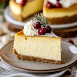 Award-Winning Indulge in Festive Eggnog Cheesecake Delight — Ultimate Comfort Food Classic