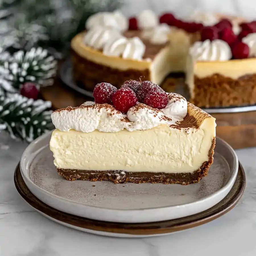 Unbeatable Indulge in Festive Eggnog Cheesecake Delight — Ultimate Comfort Food Classic