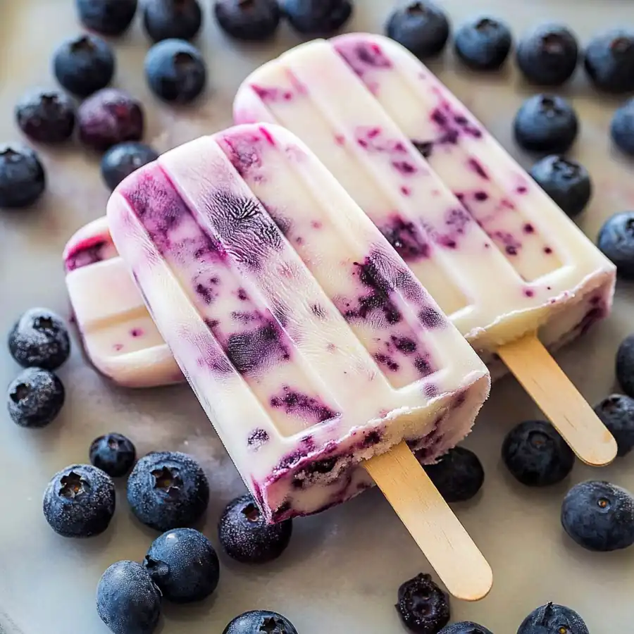 Show-Stopping Irresistible Blueberry Yogurt Swirl Popsicles — Surprisingly Simple to Make