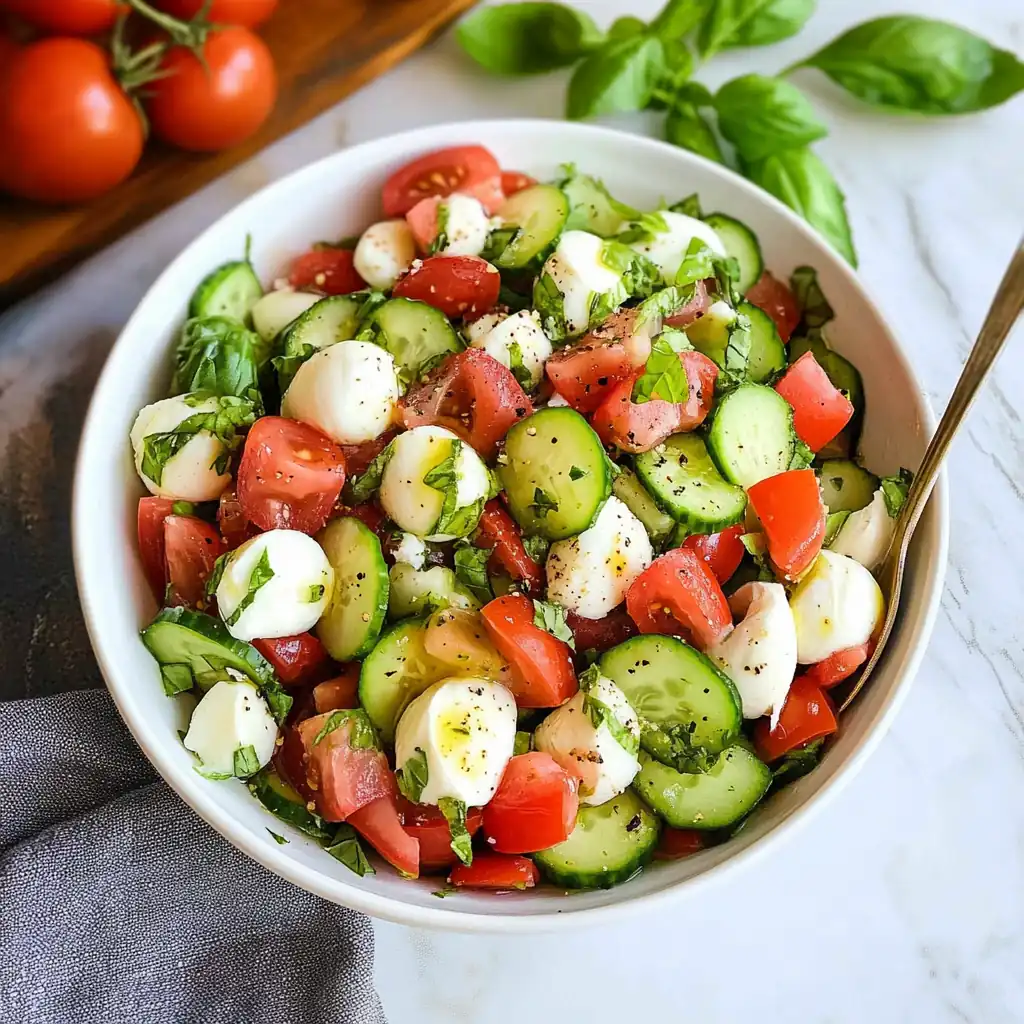 Cucumber Caprese Salad: The Ultimate Summer Refreshment!