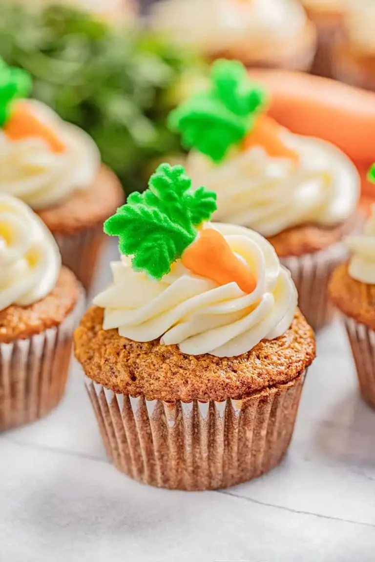 The Ultimate Carrot Cake Cupcakes — Moist, Spicy, and Perfect