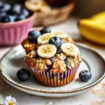 Wholesome Blueberry Banana Oatmeal Muffins for Healthy Mornings