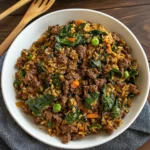 Slow Cooker Korean Beef & Spinach Rice: Ultimate Comfort Food