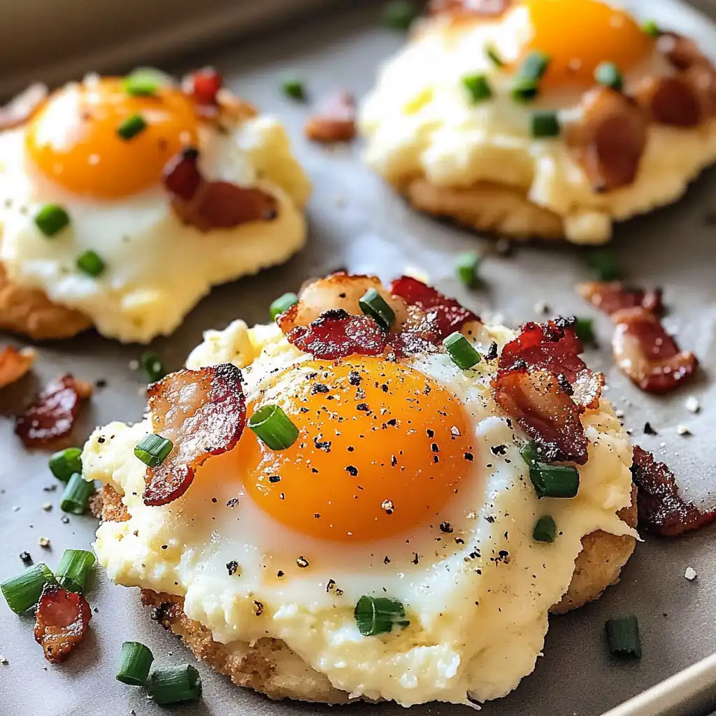 Fluffy Egg Clouds with Bacon and Parmesan — Brunch Perfection