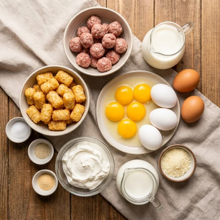 Hearty Sausage and Tater Tot Casserole: A Comfort Food Classic | Easy Family Dinner Idea