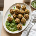 Chicken Zucchini Meatballs with Feta: A Chef's Guide to Lean Gourmet Dining | Healthy Keto Dinner