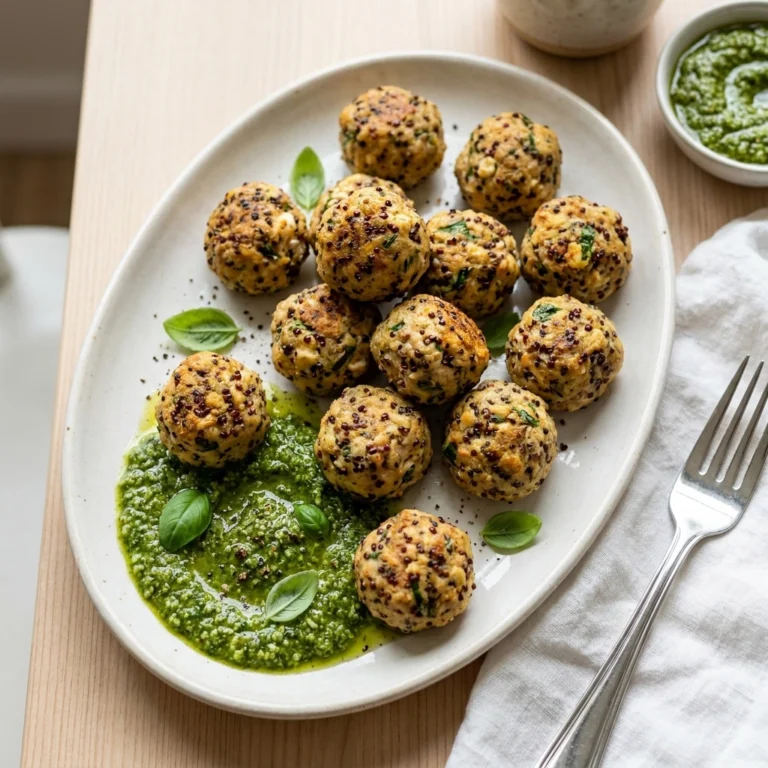 Chicken Zucchini Meatballs with Feta: A Chef's Guide to Lean Gourmet Dining | Healthy Keto Dinner