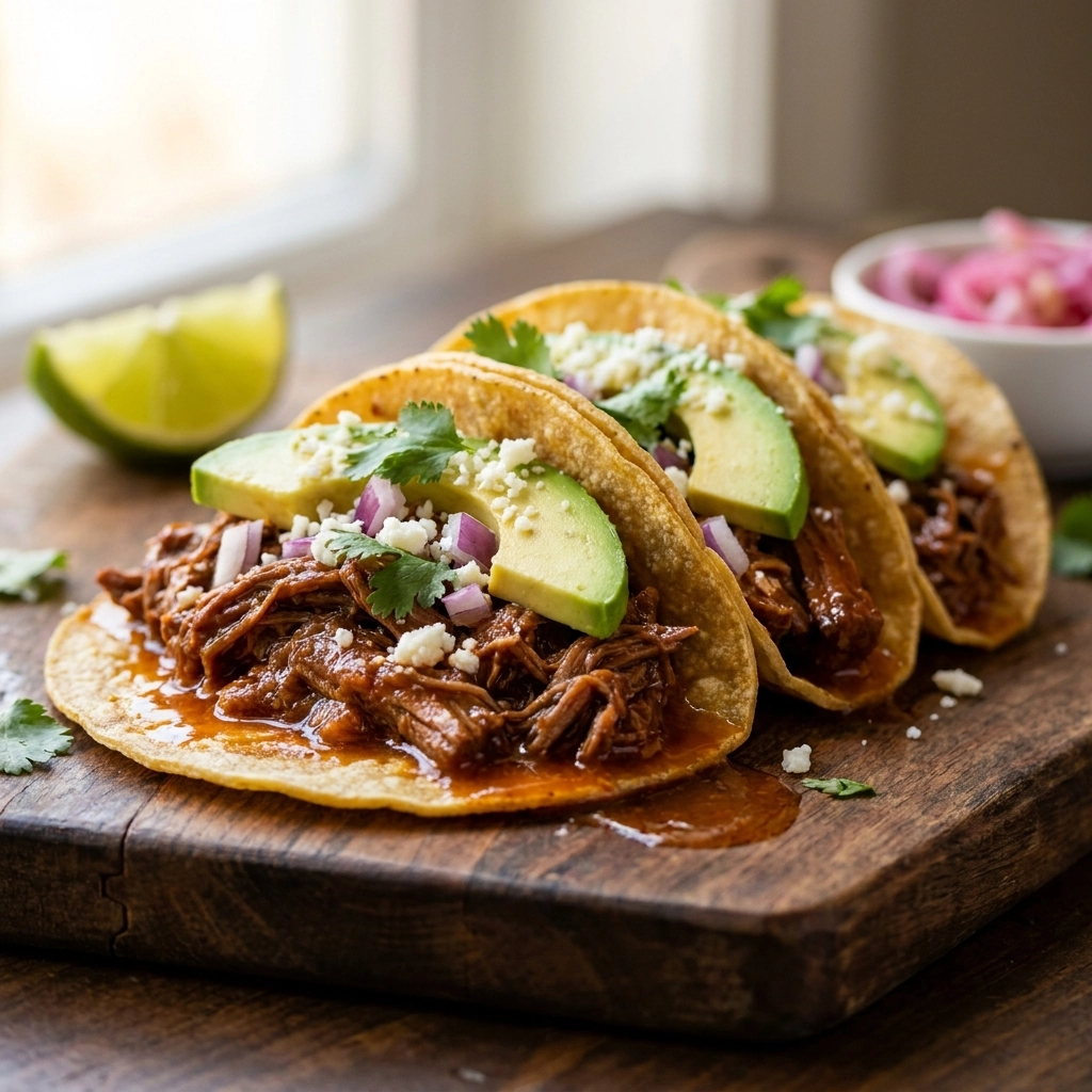 Easy Tender Crockpot Beef Tacos Recipe for Flavorful Weeknight Dinners | Slow Cooker Beef