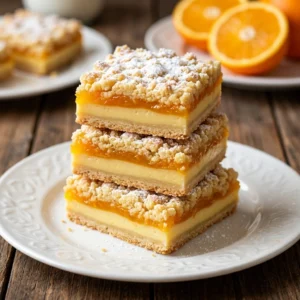 Creamy Orange Custard Squares: The Ultimate Summer Dessert!