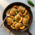 Sweet and Spicy Jalapeño Peach Chicken: A Summer Feast | Easy Peach Chicken Recipe