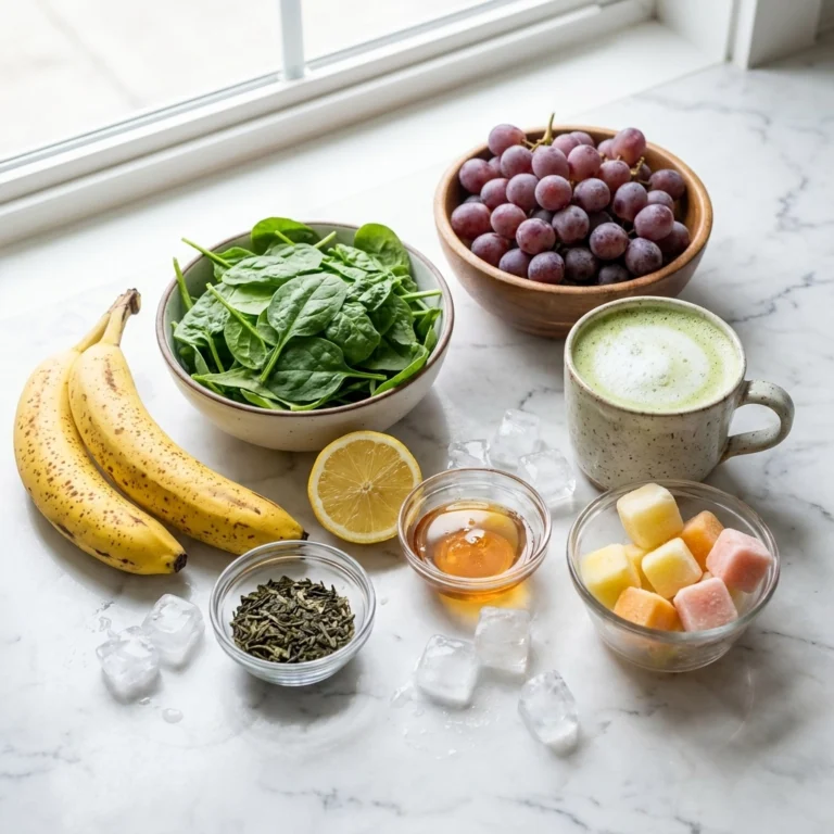The 'I Actually Like Veggies Now' Creamy Green Tea Smoothie | Healthy Green Smoothie