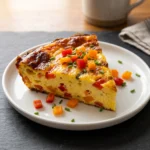 Easy Breakfast Casserole Recipe With Bell Pepper Mosaic | Healthy Brunch Ideas