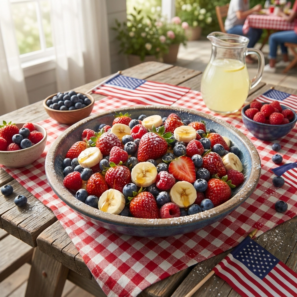 Red, White & Blue Fruit Salad: The Ultimate July 4th Treat