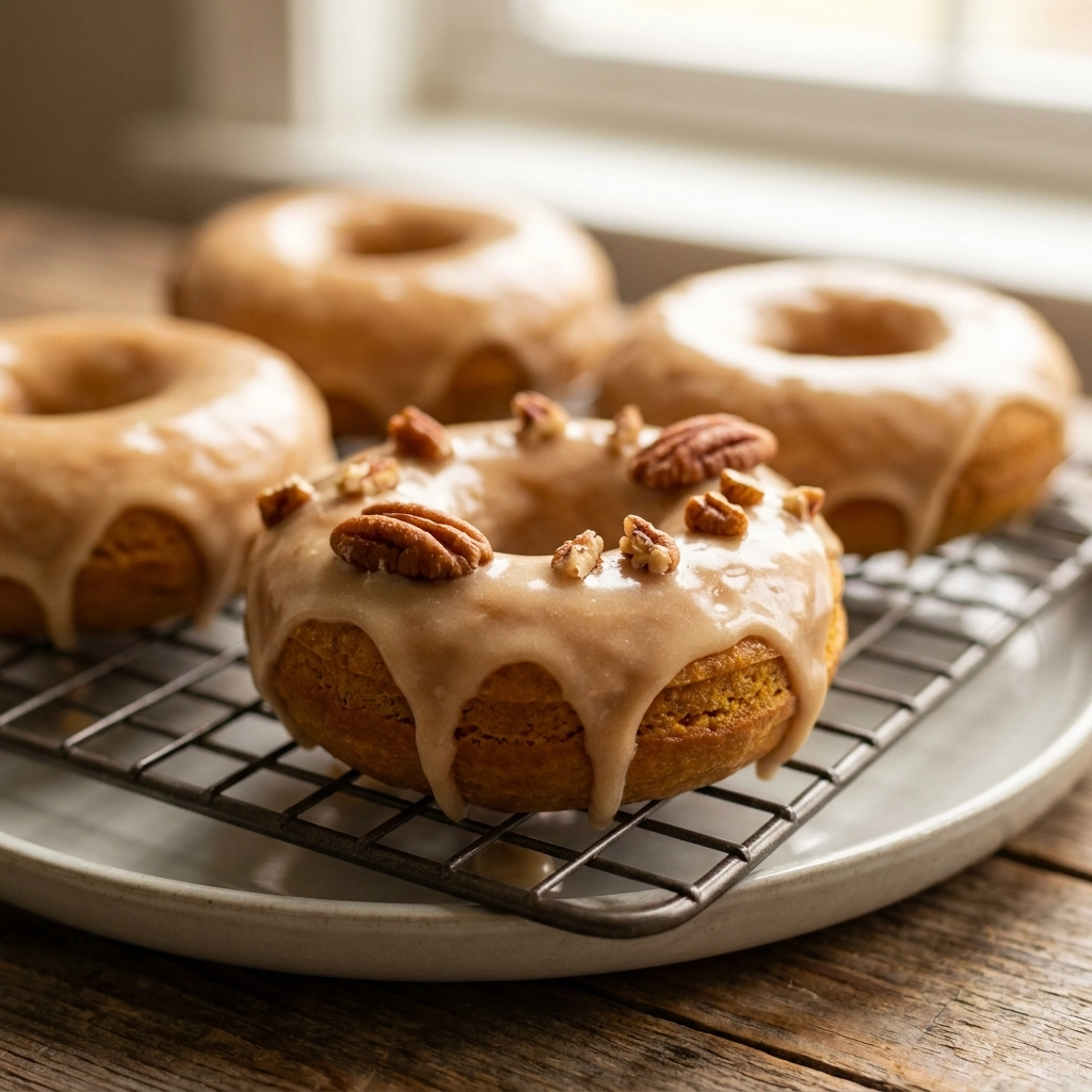 Irresistible Pumpkin Donuts with Maple Glaze Recipe | Easy Fall Dessert Ideas