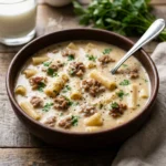 Creamy Parmesan Italian Sausage Ditalini Soup Recipe | Easy Comfort Food Dinner