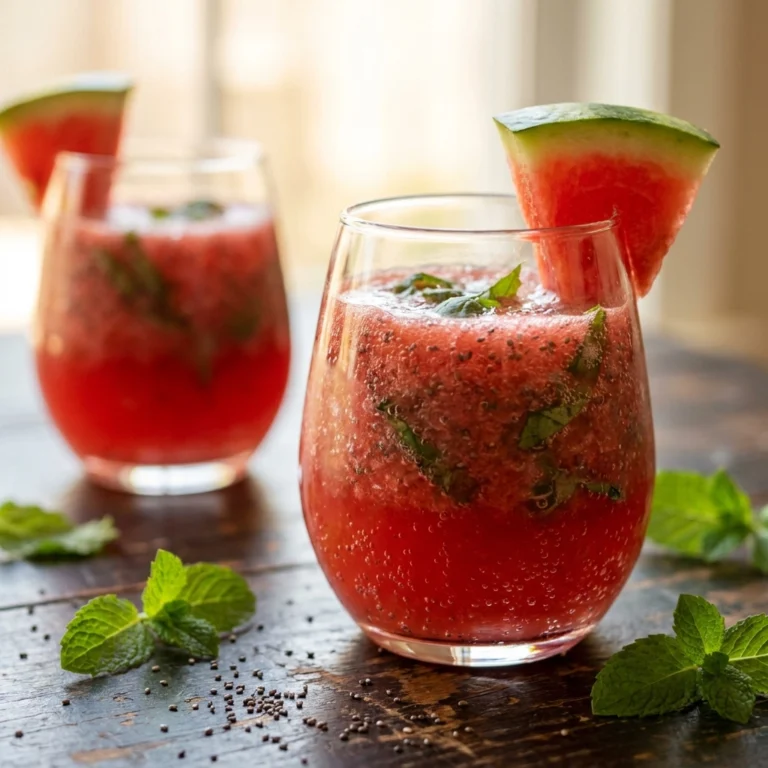 Watermelon Basil Chia Fresca: The Ultimate Summer Hydration | Refreshing Detox Drink