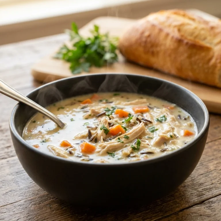 Copycat Panera Chicken & Wild Rice Soup | Easy Homemade Comfort Food Recipe