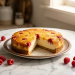 Pineapple Upside-Down Cheesecake Cake Recipe | Easy Tropical Dessert Idea