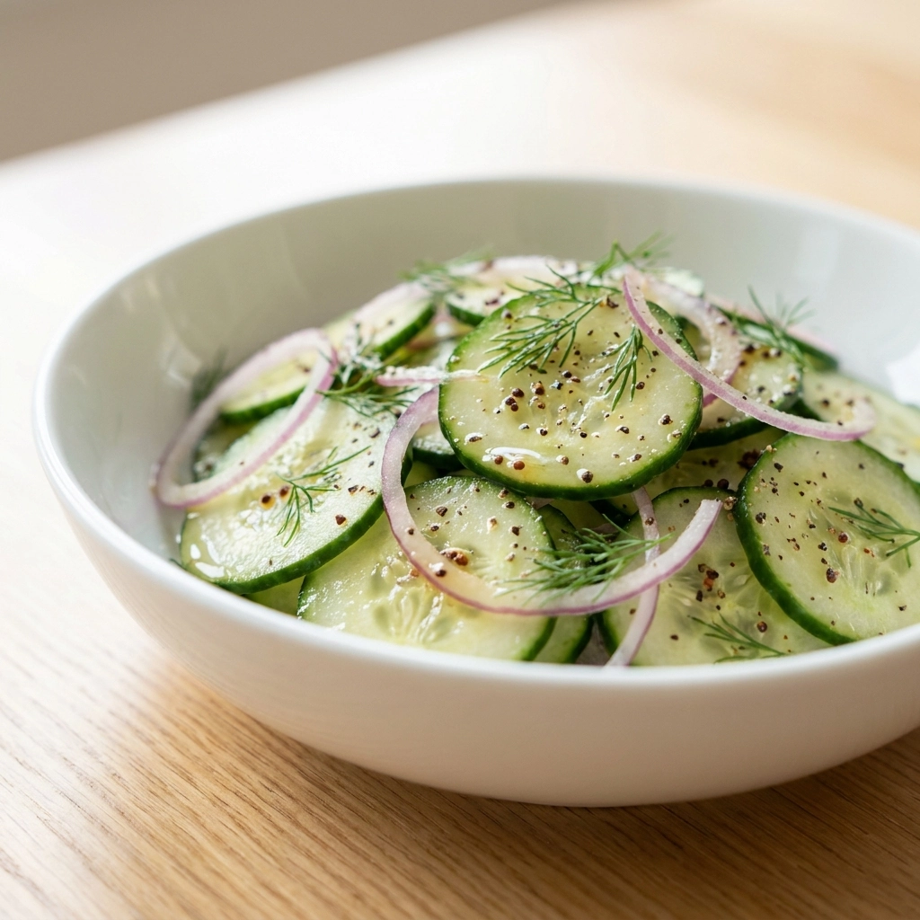 The Most Refreshing Fresh Cucumber Salad for Summer | Easy Cucumber Salad Recipe
