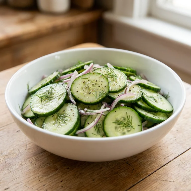 The Ultimate Refreshing Fresh Cucumber Salad | Easy Summer Side Dish Recipe