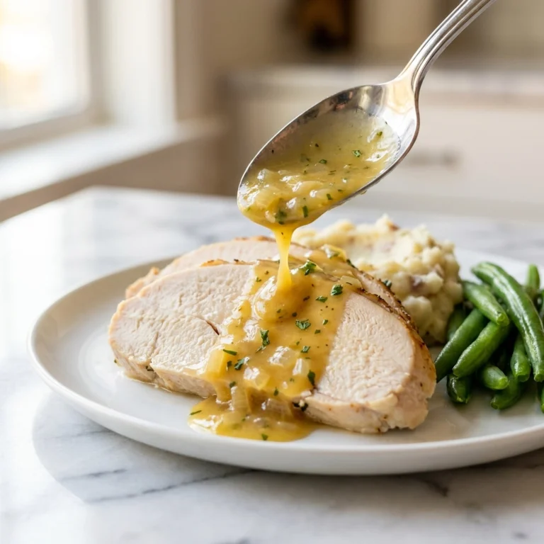 Slow Cooker Turkey Tenderloin with Garlic and Herbs | Healthy Dinner Idea