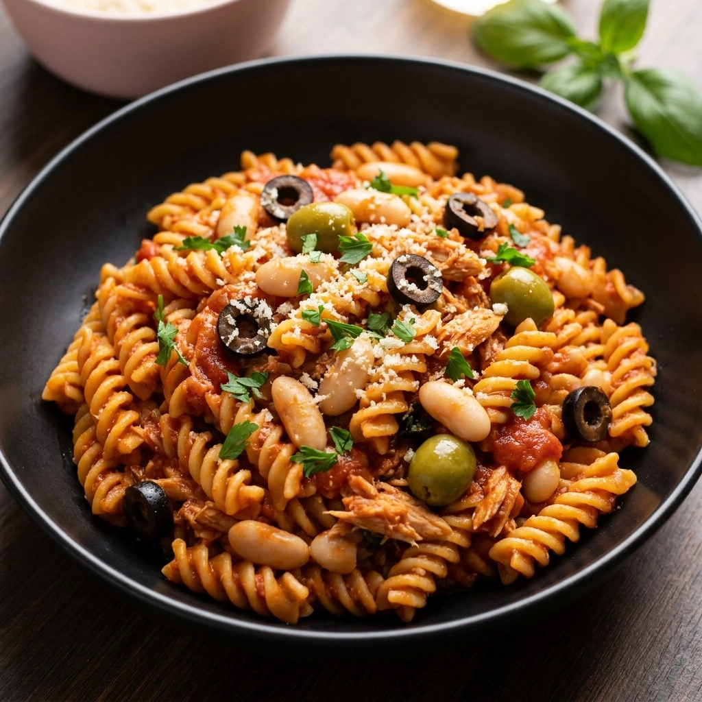 Creamy Mushroom Zucchini Pasta | Easy Vegetarian Pasta Dinner Recipe