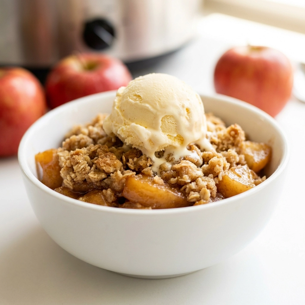 Crockpot Apple Cobbler: A Cozy Autumn Adventure | Easy Slow Cooker Apple Dessert