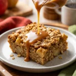 Caramel Apple Oatmeal Bake: A Cozy Autumn Adventure | Healthy Fall Breakfast Bake