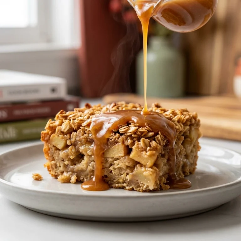 Caramel Apple Oatmeal Bake: The Ultimate Autumn Breakfast | Cozy Fall Brunch Idea
