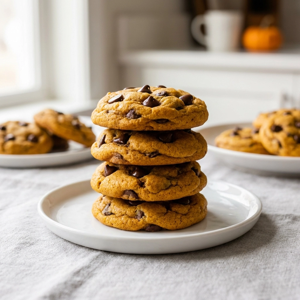 Pumpkin Chocolate Chip Pudding Cookies: A Cozy Autumn Treat | Easy Fall Dessert