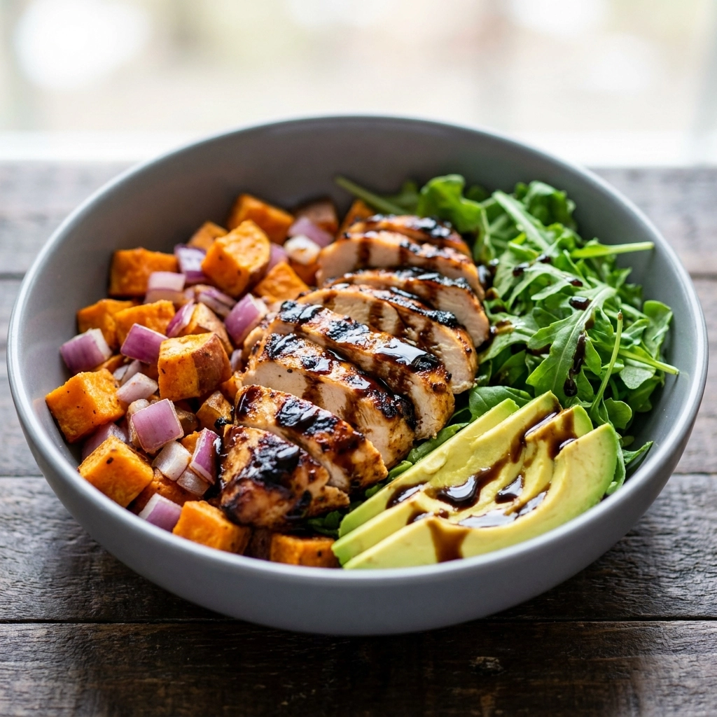 BBQ Chicken Roasted Sweet Potato Bowls | Easy Healthy Dinner Ideas