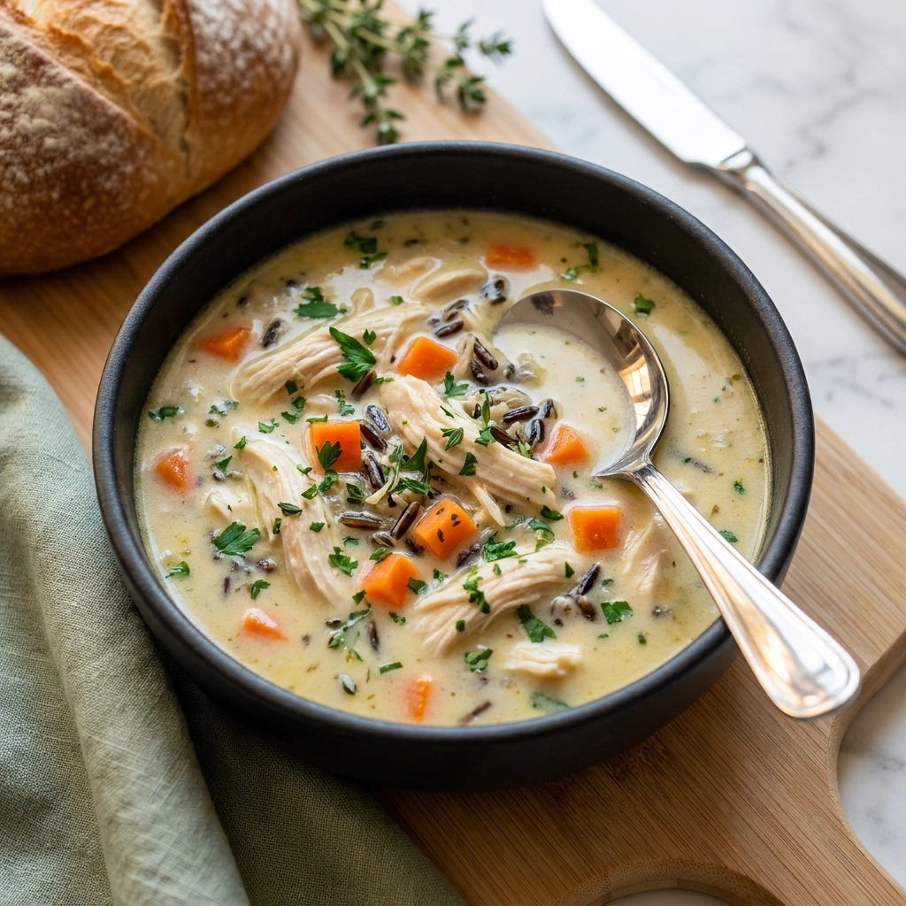 Copycat Panera Chicken & Wild Rice Soup | Easy Homemade Comfort Food Recipe