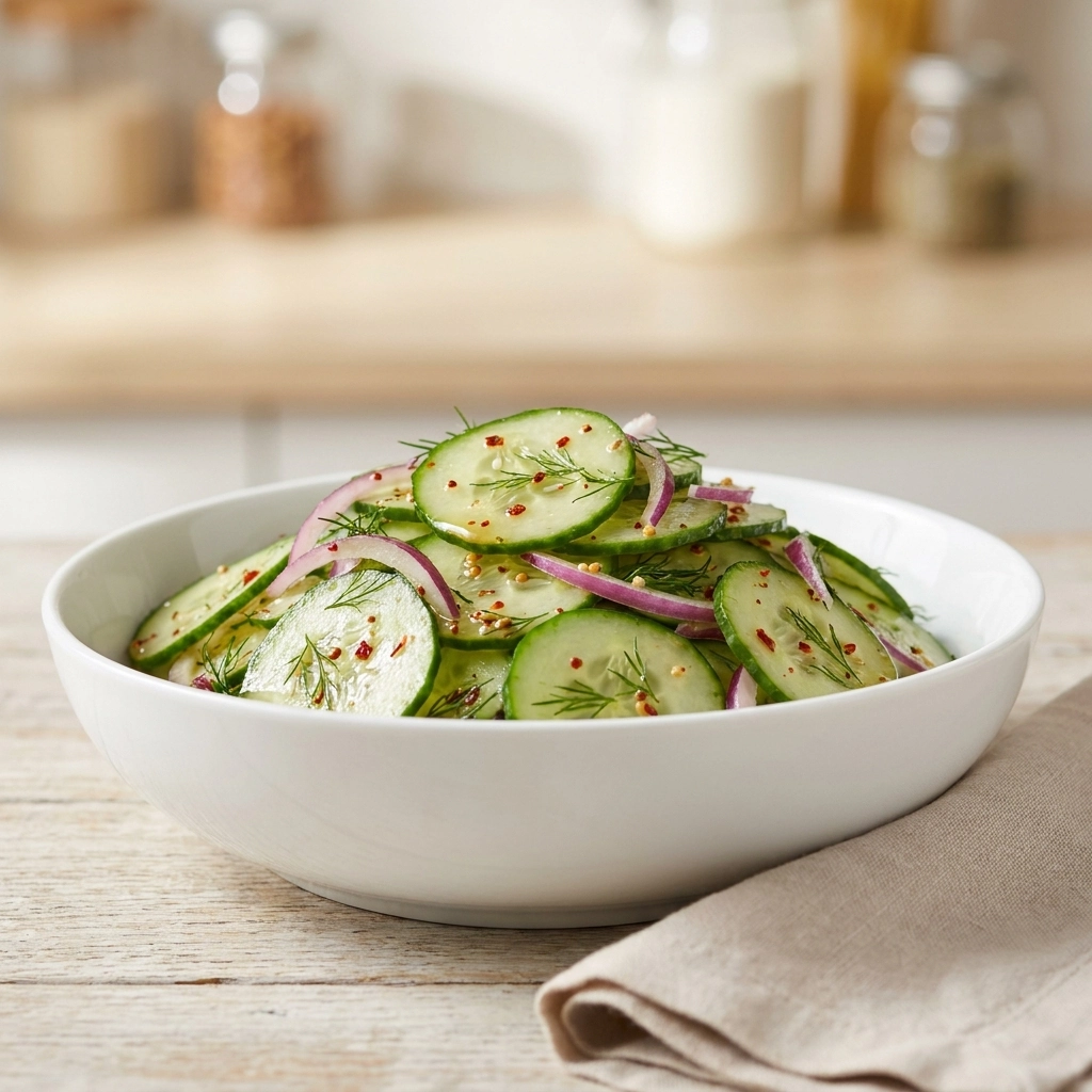 The Ultimate Refreshing Fresh Cucumber Salad | Easy Summer Side Dish Recipe
