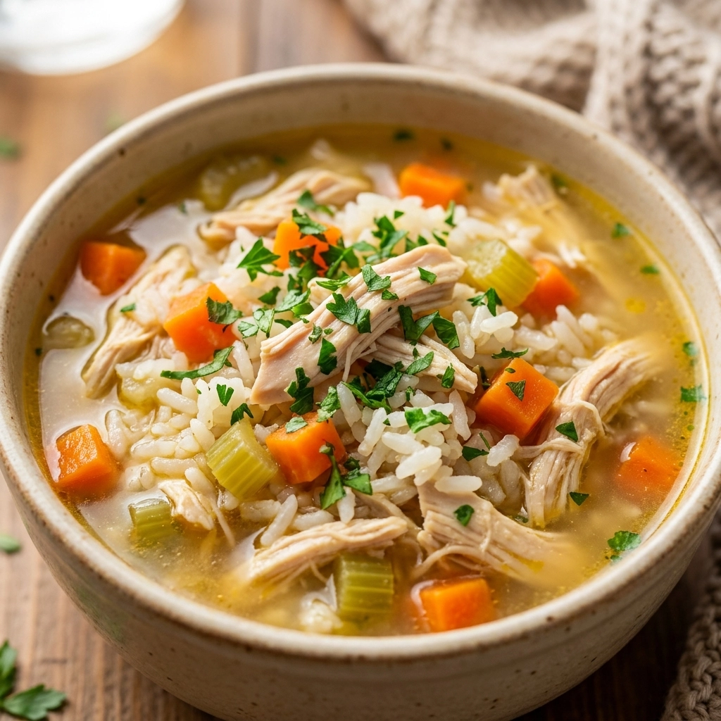 Cozy Crock Pot Chicken Rice Soup: The Ultimate Comfort Meal | Slow Cooker Soup