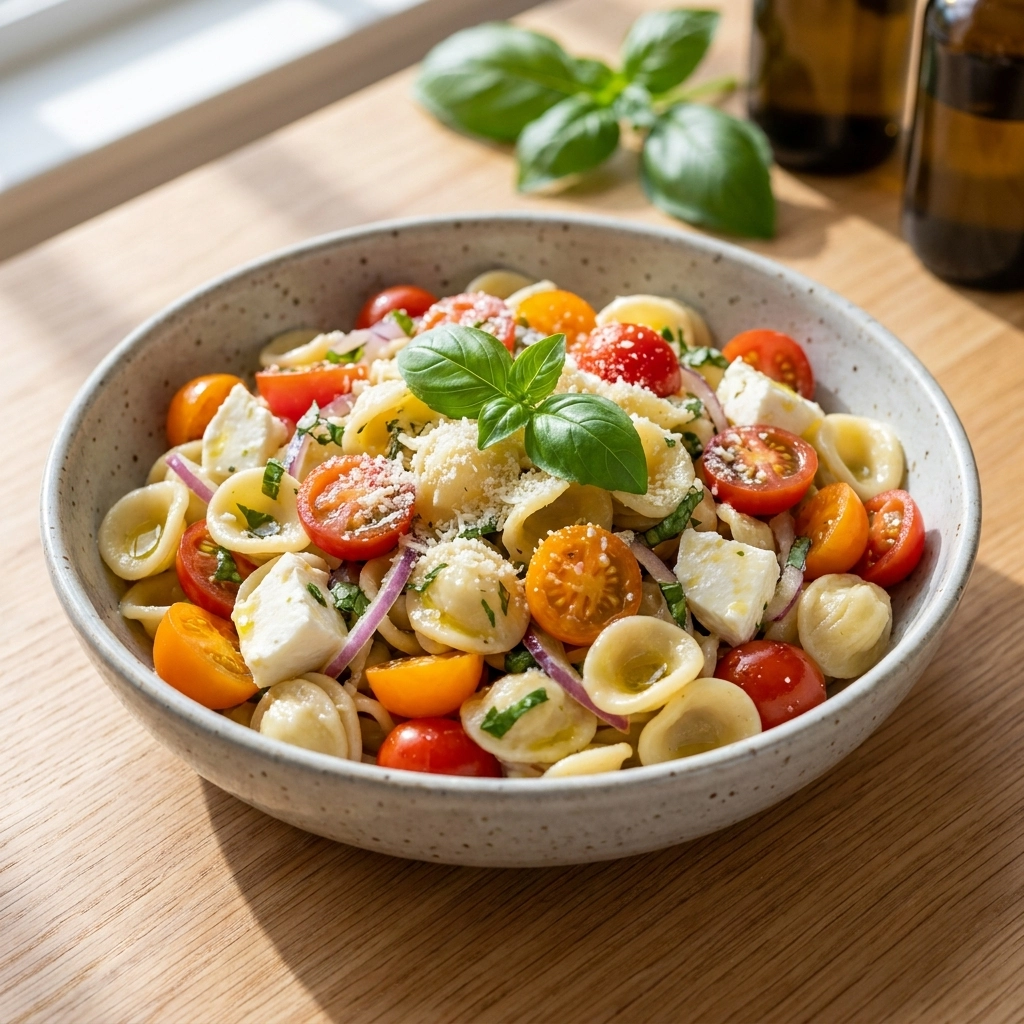 Fresh Caprese Pasta Salad Recipe: The Ultimate Easy Summer Dish | Easy Pasta Salad