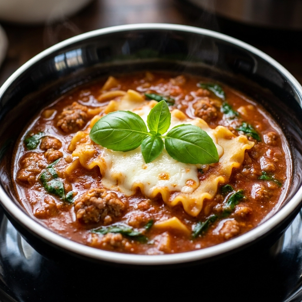Ultimate Crockpot Lasagna Soup: Easy Comfort Food Recipe | Slow Cooker Pasta Soup