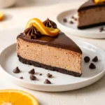 No-Bake Chocolate Orange Cheesecake | Easy Dessert Recipe for Chocolate Lovers