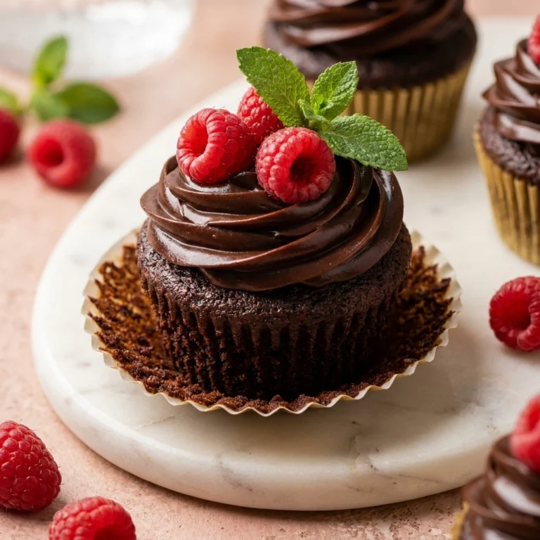 Molten Raspberry Chocolate Cupcakes: A Decadent Delight | Gooey Chocolate Dessert