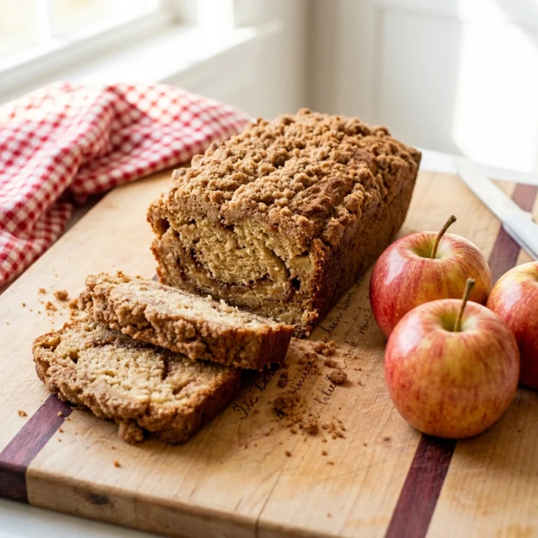 Hearty Apple Cinnamon Bread | Easy Moist Fall Breakfast Loaf Recipe