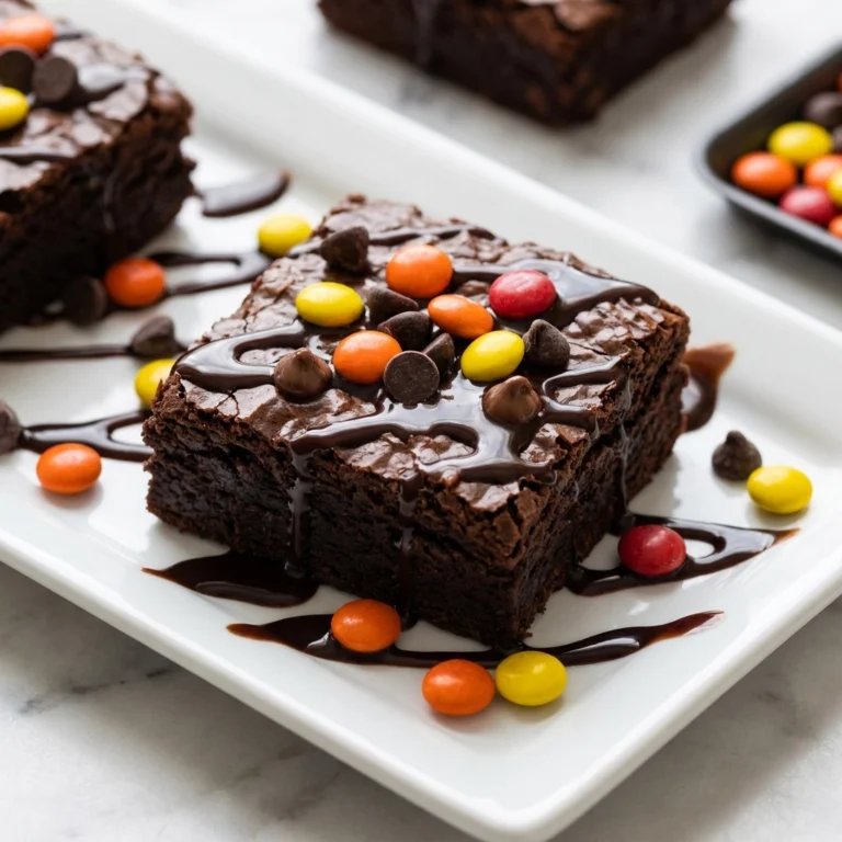 Transform Leftover Halloween Candy into Savory Brownies | Easy Candy Brownies Recipe