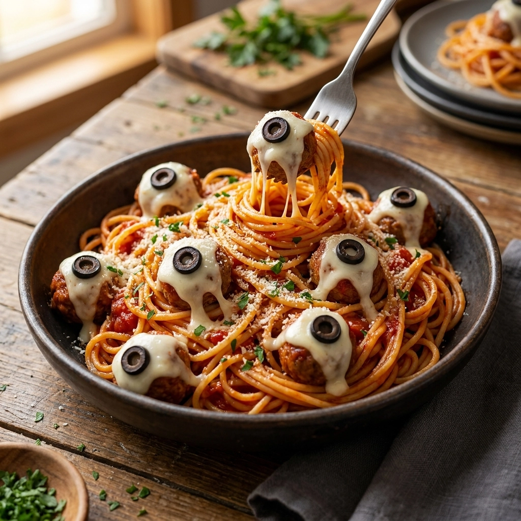 Spooky Halloween Pasta Recipe: A Fun Family Delight | Easy Halloween Dinner Idea