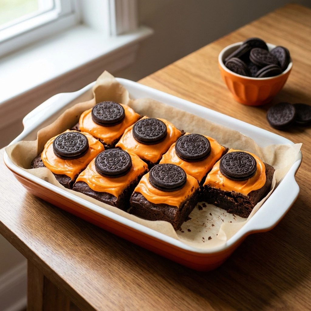 The Best Halloween Oreo Brownies Recipe for Spooky Fun! | Easy Halloween Treats | Oreo Dessert