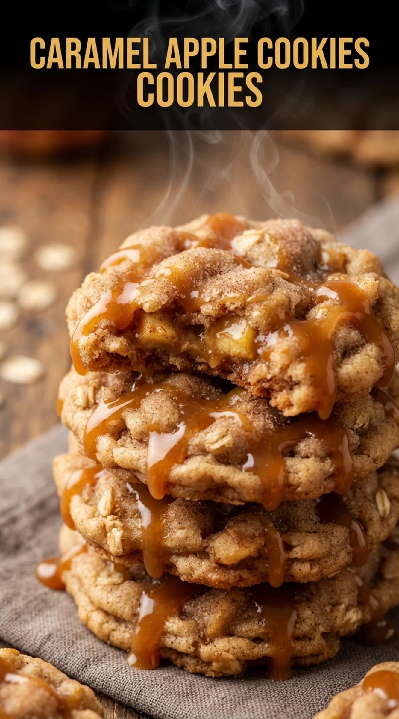 Caramel Apple Cookies: A Sweet Fall Delight | Easy Autumn Dessert Recipes recipe