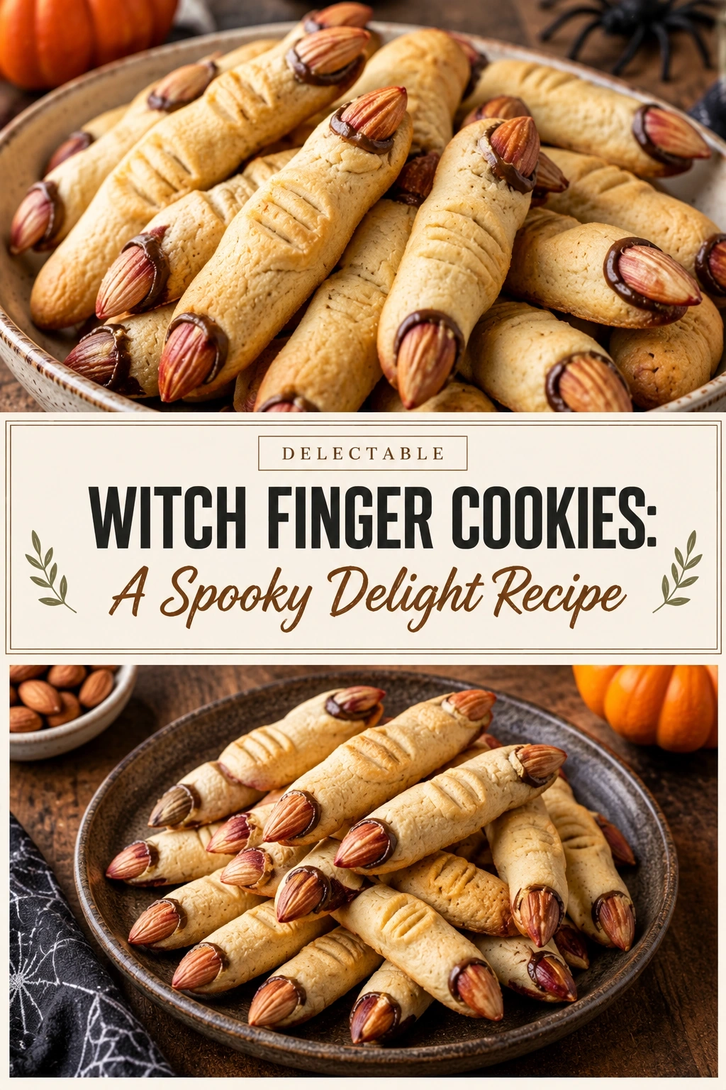Delectable Witch Finger Cookies: A Spooky Delight Recipe | Halloween Cookie Ideas recipe