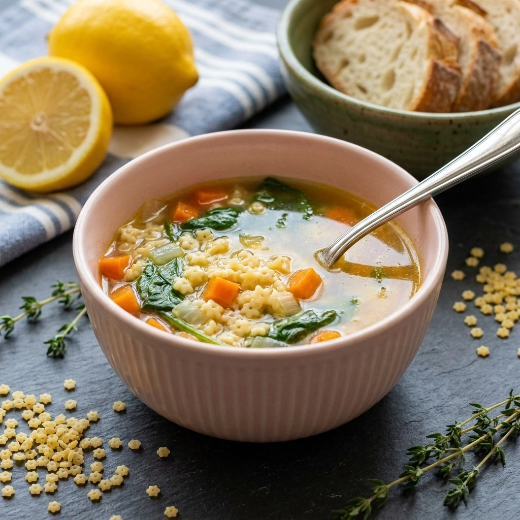 Comforting Vegetable Stelline Soup with Tiny Star Pasta | Easy Healthy Soup Recipe recipe