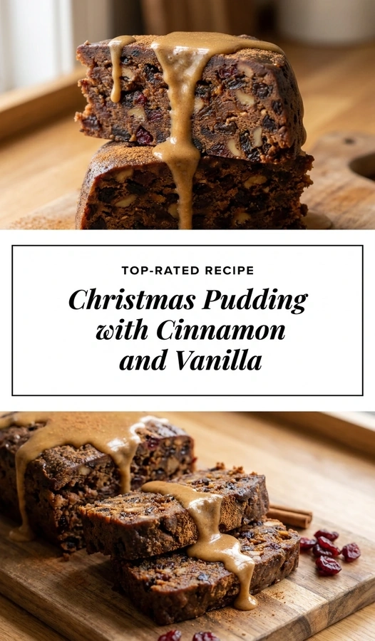 Christmas Pudding with Cinnamon and Vanilla | Traditional Holiday Dessert Recipe recipe